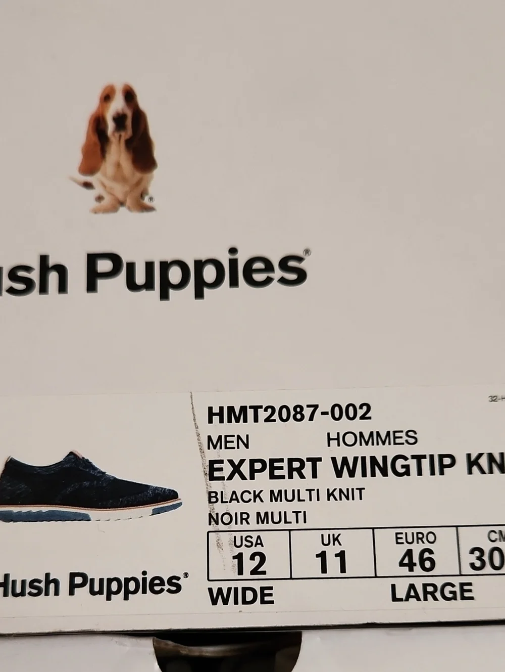 Hush Puppies Expert Wingtip Knit